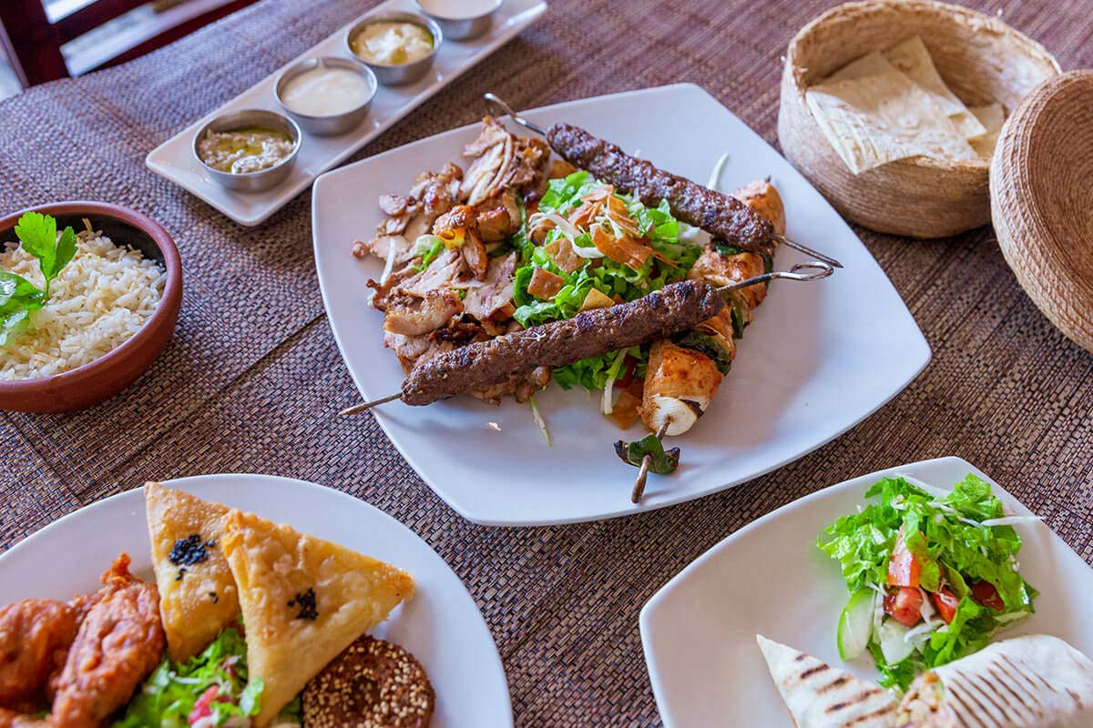 Shish Taouk, Kabab and Chicken Shawarma (for 2)
