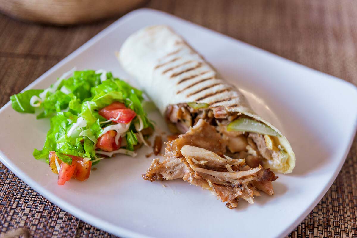 1/2 Shawarma sandwich