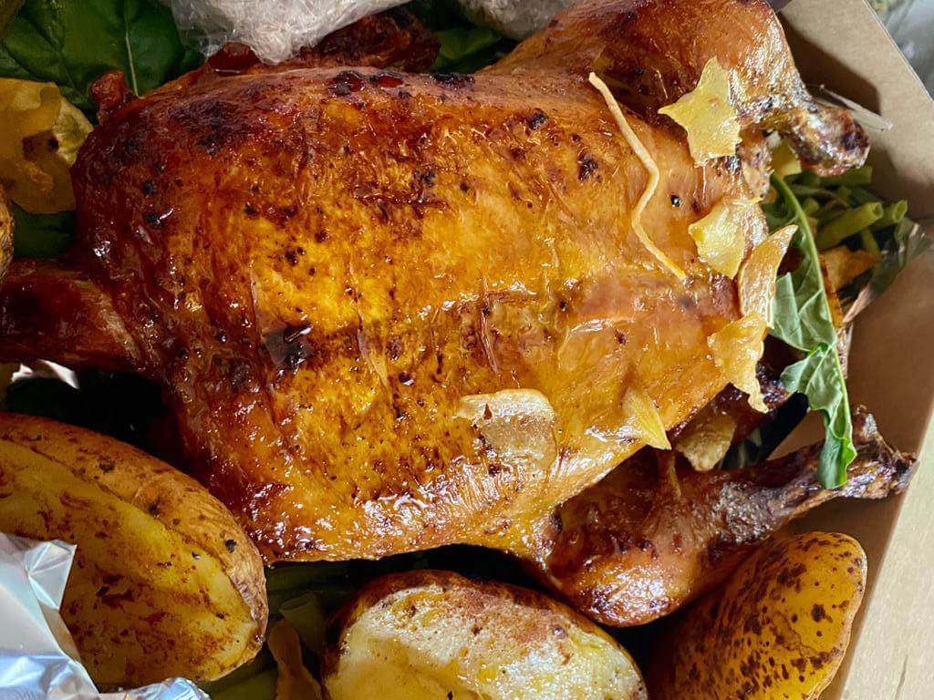 Arroz con pollo a la chorrera